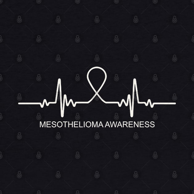 Mesothelioma Awareness Heartbeat - In This Family We Fight Together by BoongMie